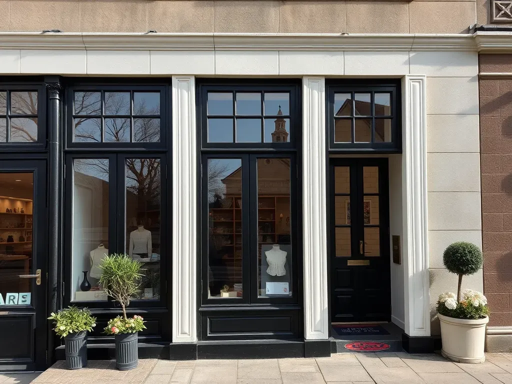 witryny i okna do sklepów